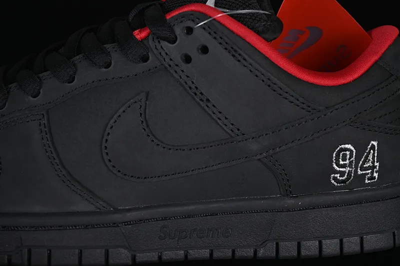 All Categories Nk SB Dunk Series Nk SB Dunk Low Low-top sneakers Supreme x Nike SB Dunk Low "Ocean Fog" Limited Edition Black Warrior Low-top casual sneakers HQ8487-001